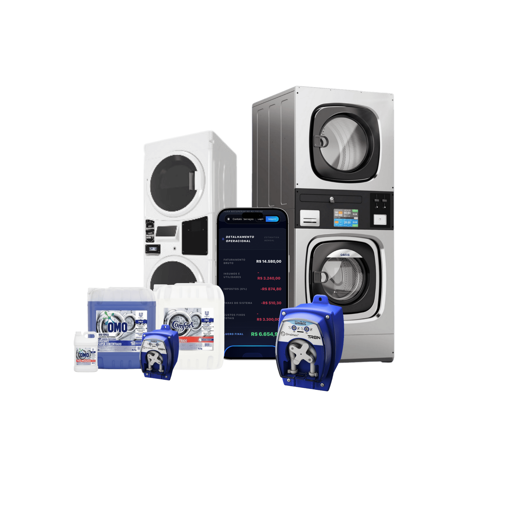 Acesso a fornecedores e calculadora de custos